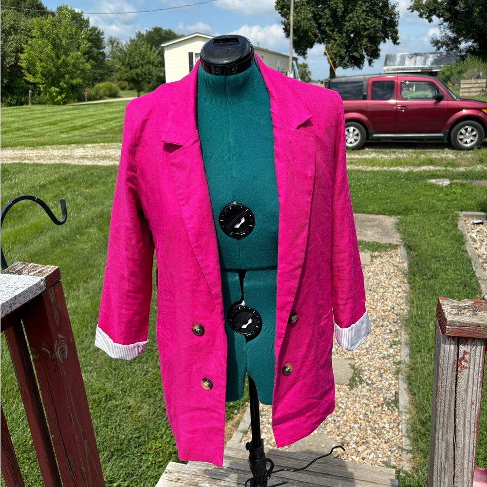 Hot Pink Blazer Jules & Leopold